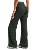Women's Crz Yoga Softretch Wide-Leg Pants 32" Legend Green Xx-small