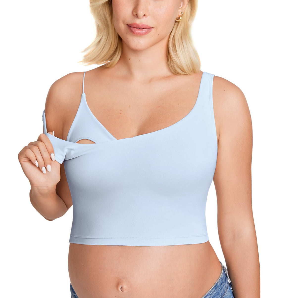 Women's Momanda Longline Sports Ice Small Nursing Bra