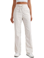 Women's Crz Yoga Ease Line Straight-Leg Pants 30" Milky White (bone)