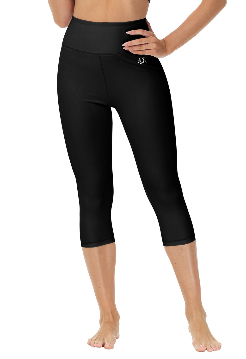 High-Waist Swim Pants For Women Waisted Capris UPF 50+ Quick Dry