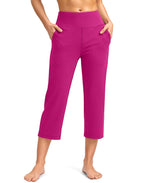 Santiny Capri Pants For Women With Pockets Yoga Capris - Size XX-Large