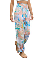 Qianxizhan Women's Harem Pants High-Waist Yoga Boho - Style 4