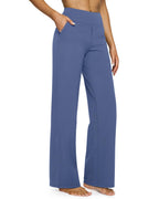 G4free Sweatpants For Women Tummy Control Lightweight Denim Blue Xs