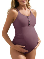 Women's Summer Mae Maternity Swimsuit One-Piece Bathing Suit - Size Small
