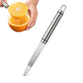 Stainless Steel Grapefruit Knife Curved Serrated Blade - Ergonomic Fruit Cutter for Citrus, Kitchen Tool with Dishwasher Safe Design