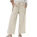 Hixiaohe Women's Casual Wide-Leg Sweatpants High-Waist Baggy Acid