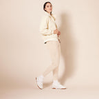 Essentials Women's French Terry Fleece Jogger Sweatpant Warm Beige