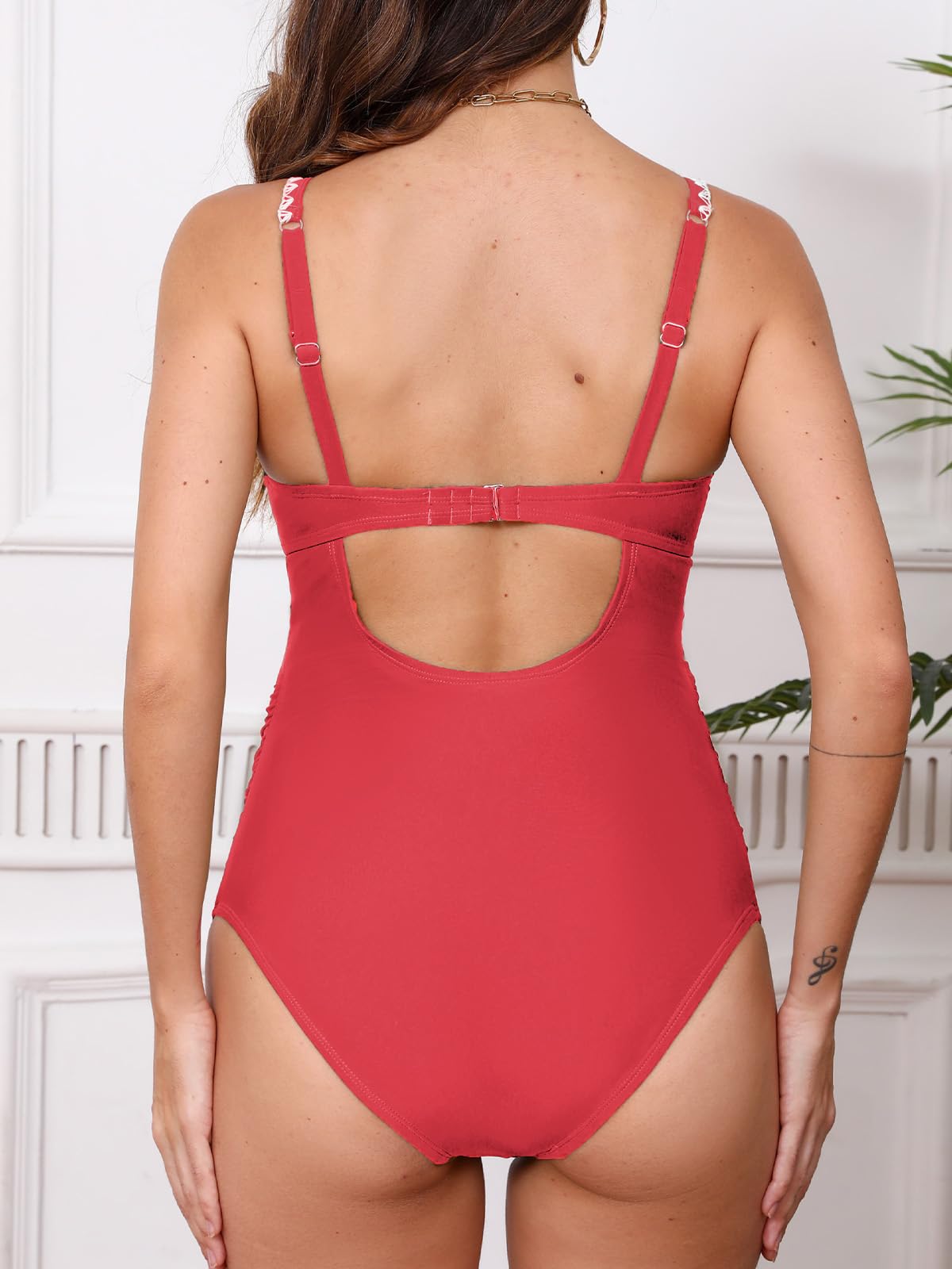 Cupshe Women's Maternity One-Piece Swimsuit Scoop Neck - Size Large