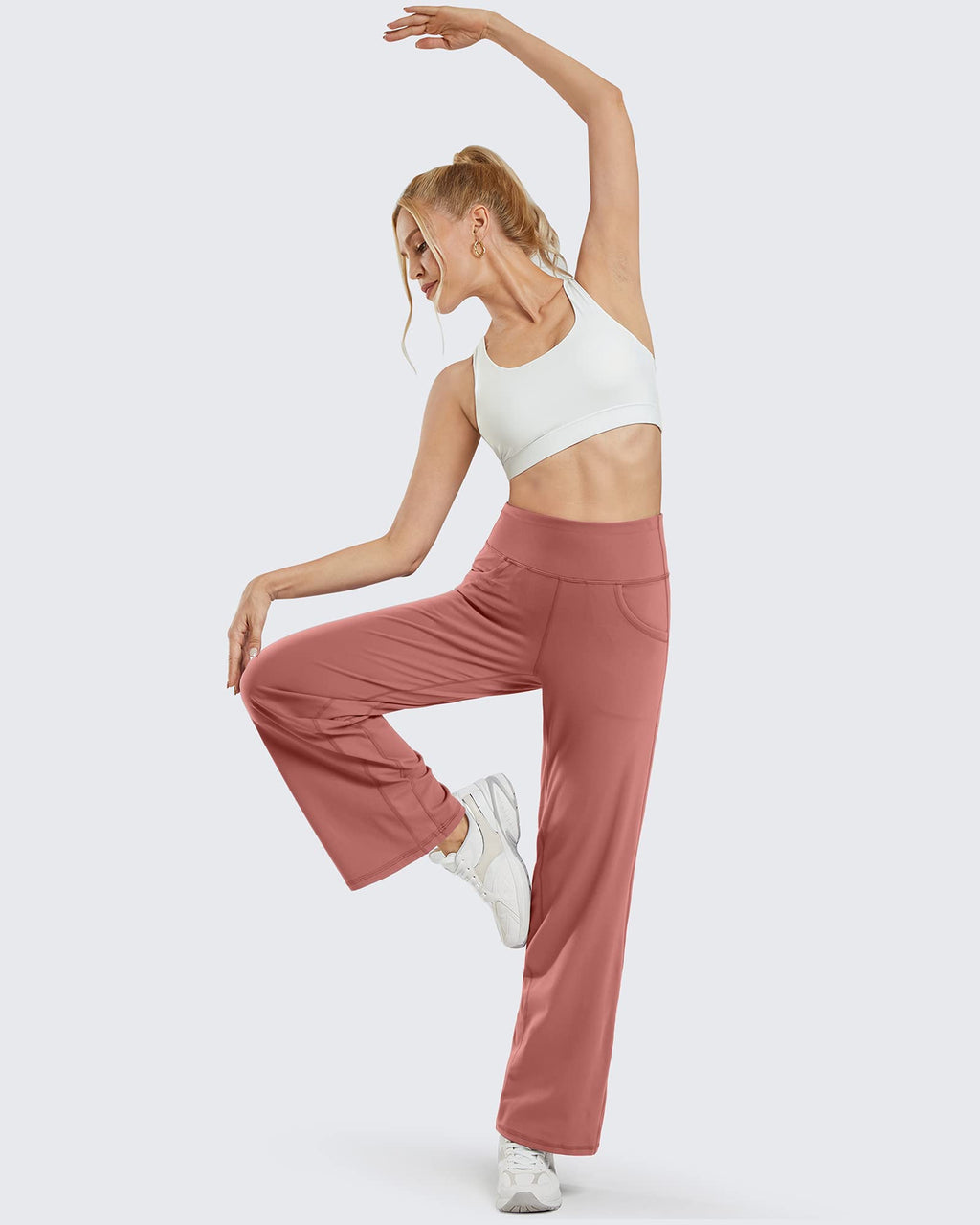 Promover Dress Pants For Women Stretch Soft Relaxed Fit Cameo Xxl