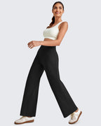 G4free Wide-Leg Yoga Pants Women Ankle Length With Pockets - Size X-Small