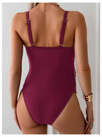 Oyoangle Women's Maternity Swimsuits One-Piece Pregnancy Bathing Suits