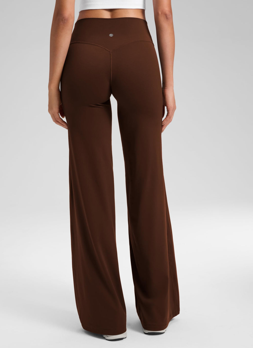 Women's Crz Yoga Softretch Wide-Leg Pants 28" Lava Brown Medium