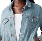 Levi's Womens Original Trucker (also Available In Plus) Denim Jacket, Jeanie, X-large Us