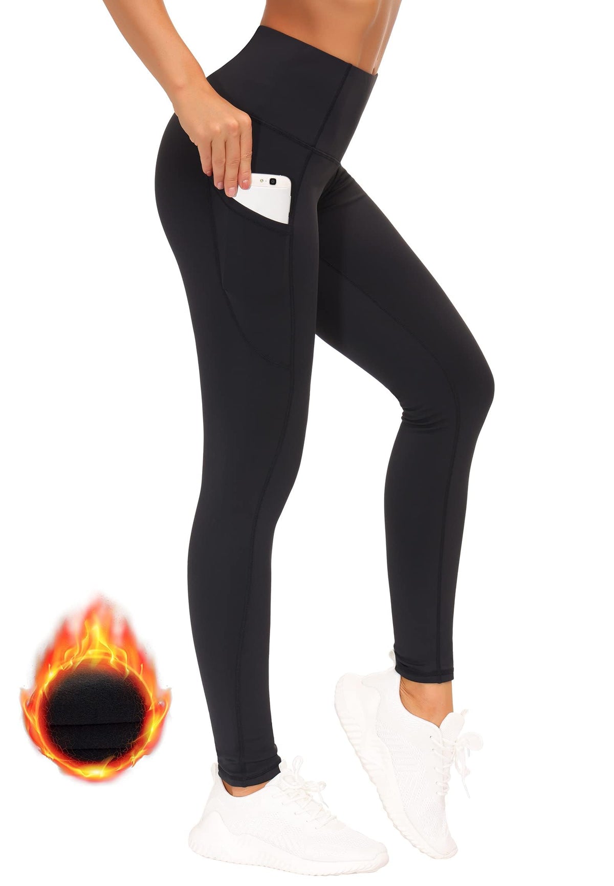 The Gym People Women's Thick High-Waist Yoga Pants Workout - Style 3