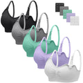 Angelhood Women's for Breastfeeding 5 Pack, Sleep Nursing Bra