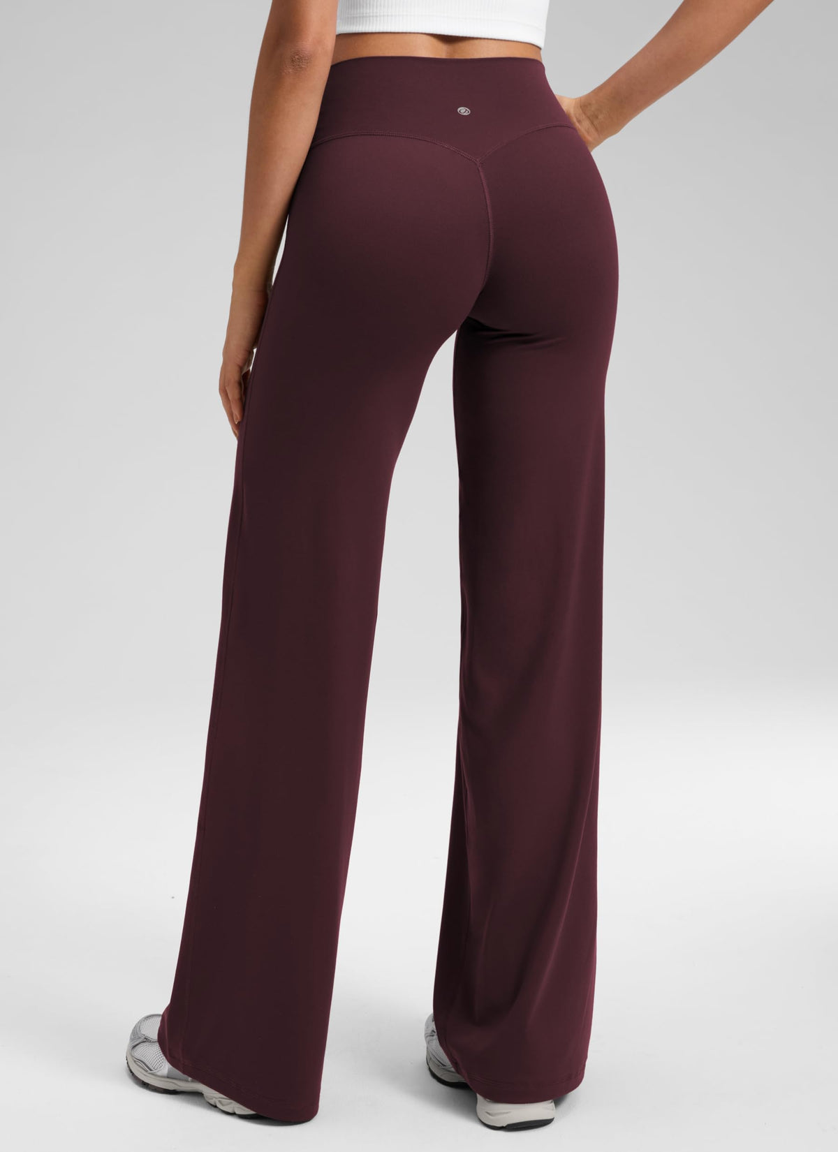 Women's Crz Yoga Softretch Wide-Leg Pants 30" Ripe Plum Large