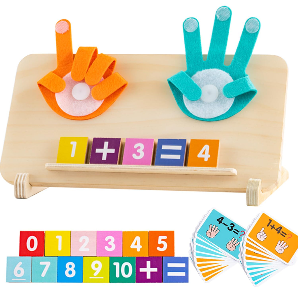 Montessori Toys for 3 4 5 Year Old,Preschool Learning Toys for Toddlers age 2-4,Educational Math manipulatives Number Counting Blocks for Kids,Birthday Christmas Stocking Stuffers for Boys Girls