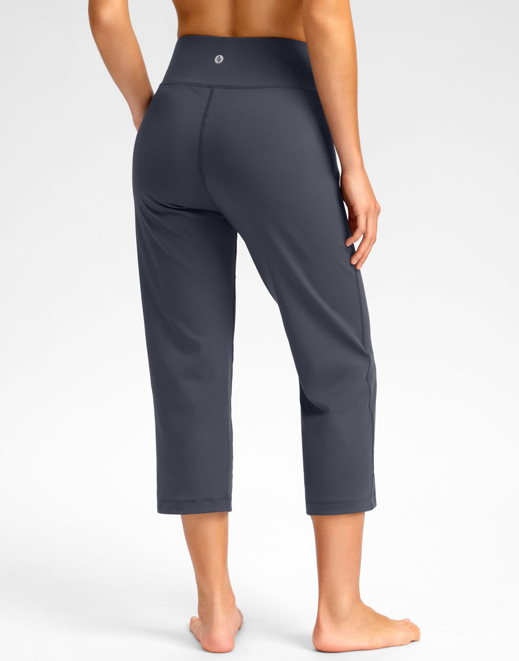 Santiny Capri Pants For Women With Pockets (dusty Blue M)