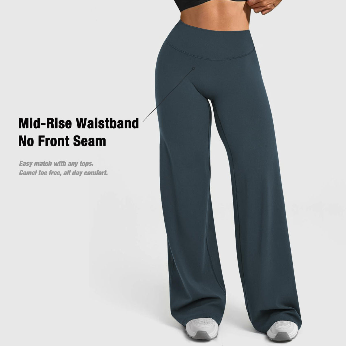 Jgs1996 Wide-Leg Yoga Pants Bottoms Straight-Leggings For - Style 16