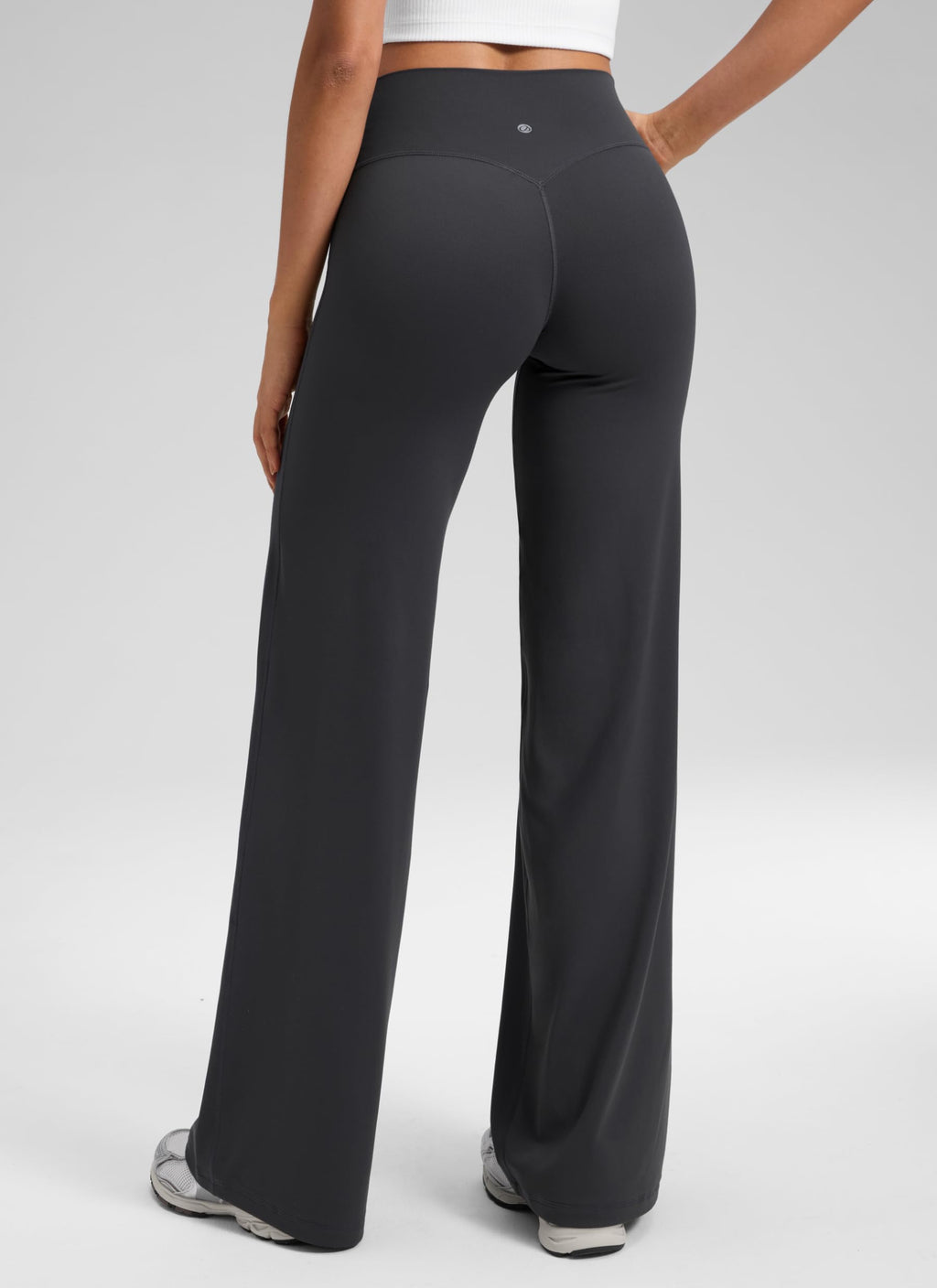 Women's Crz Yoga Softretch Wide-Leg Pants 30" Mysterious Grey Large