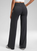 Women's Crz Yoga Softretch Wide-Leg Pants 30" Mysterious Grey Large