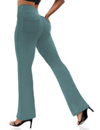 Vooveeya Women's Bootcut Leggings Bootleg Yoga Pants Flare - Style 80