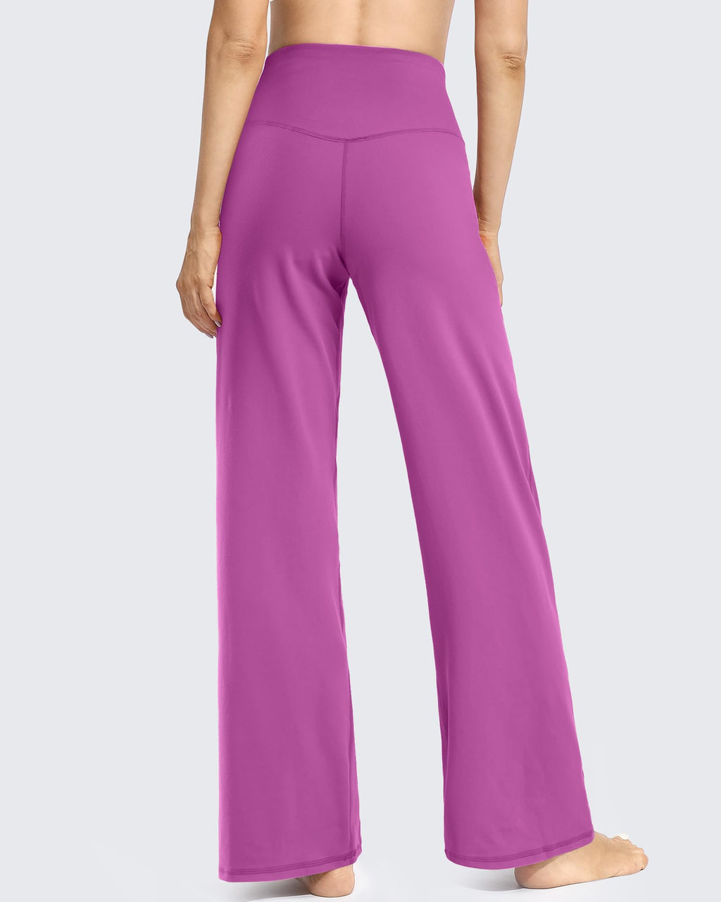 Promover Wide-Leg Pants For Women With Pockets Raspberry Purple Xs