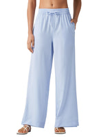 Willit Women's Wide Leg Pants Swim Beach UPF 50+ - Light Blue