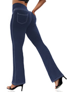 Vooveeya Women's Bootcut Leggings Bootleg Yoga Pants Flare - Style 92