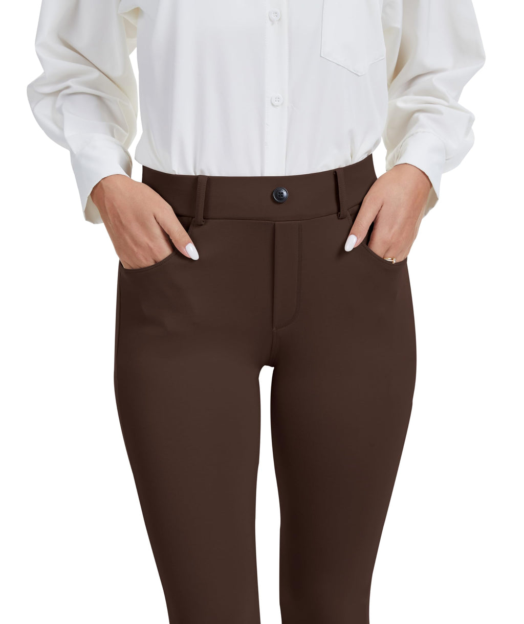 Vimpep Straight-Leg Yoga Dress Work Pants Women Pull On - Style 34