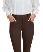 Vimpep Straight-Leg Yoga Dress Work Pants Women Pull On - Style 11