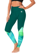 Swim Leggings for Women Tummy Control Long Scuba Pants Gradient Sun Blocking Bathing Suit Pants XL