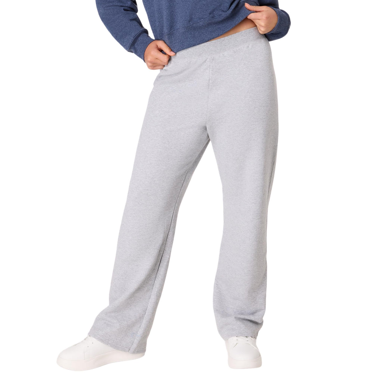 Hanes Women's Open Leg Sweatpants Ecosmart Fleece Sweats Regular &