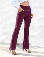 Vooveeya Women's Bootcut Leggings Bootleg Yoga Pants - Style 150