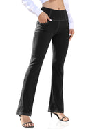 Vooveeya Women's Bootcut Leggings Bootleg Yoga Pants - Style 205