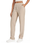 G4free Casual Pants For Women Lounge Teacher Work Light Khaki L
