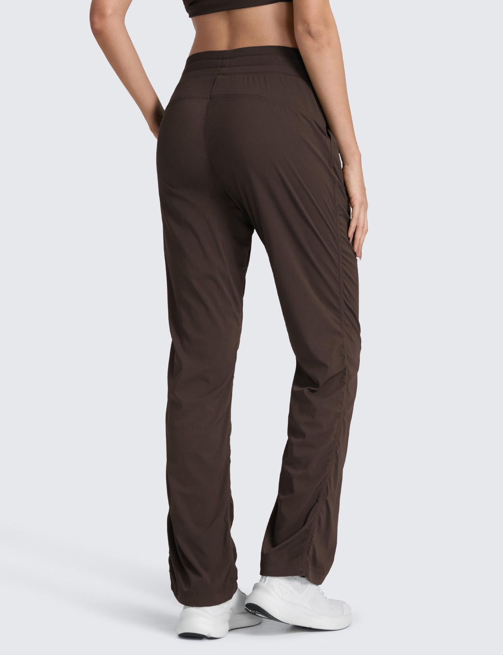 Women's Crz Yoga Ease Line Straight-Leg Pants 32" - Hot Fudge Brown