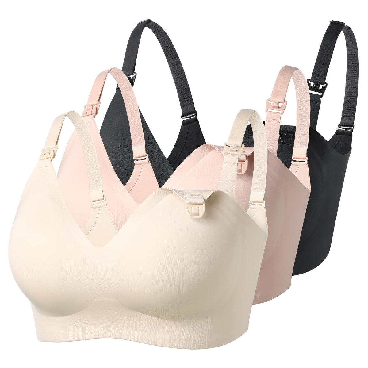 Women's Momcozy for Breastfeeding Yn21 Seamless Comfort Nursing Bra