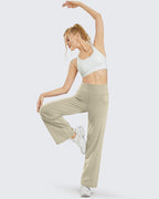 Promover Yoga Pants For Women High-Waist Soft Apricot Xxl Regular