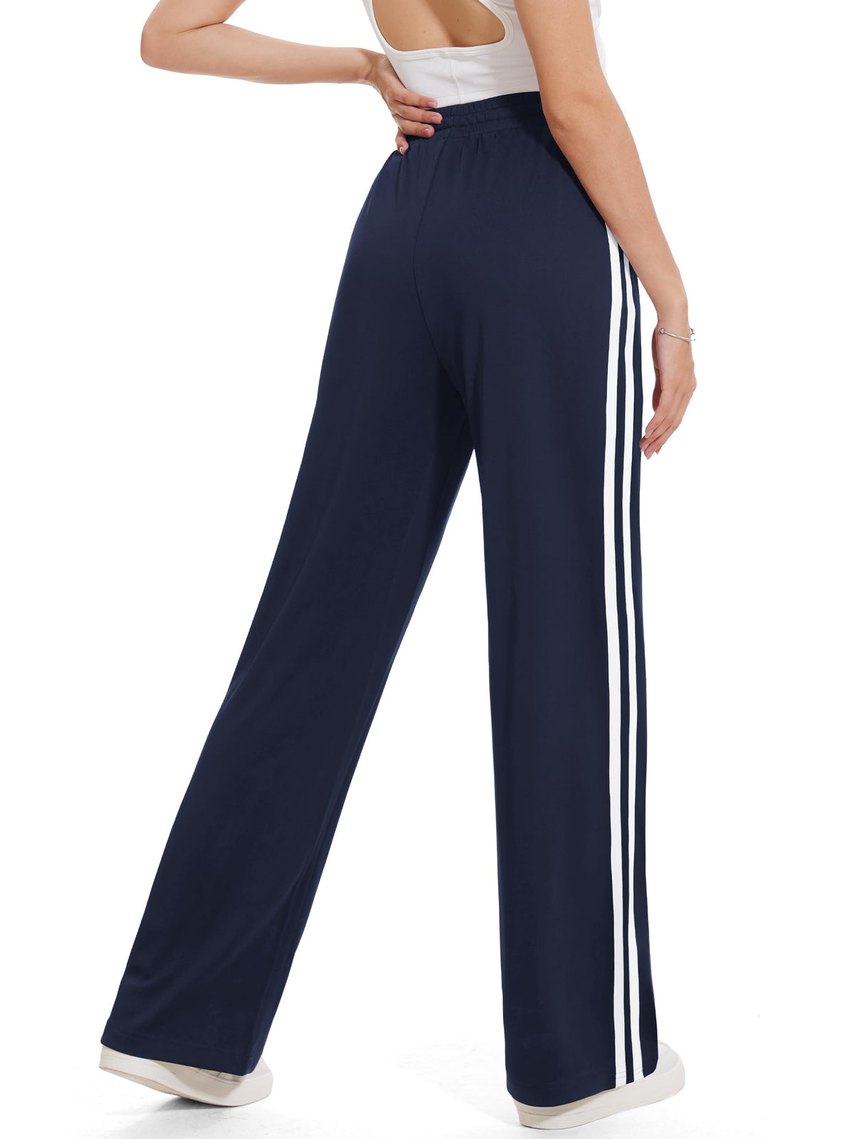 Tapata Women's 30" Inseam Regular Track Pants Loose Straight-Leg