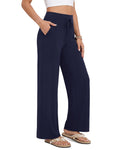 Zoosixx Lounge Pants Women Wide-Leg For Loose Casual Flowy Sweatpants