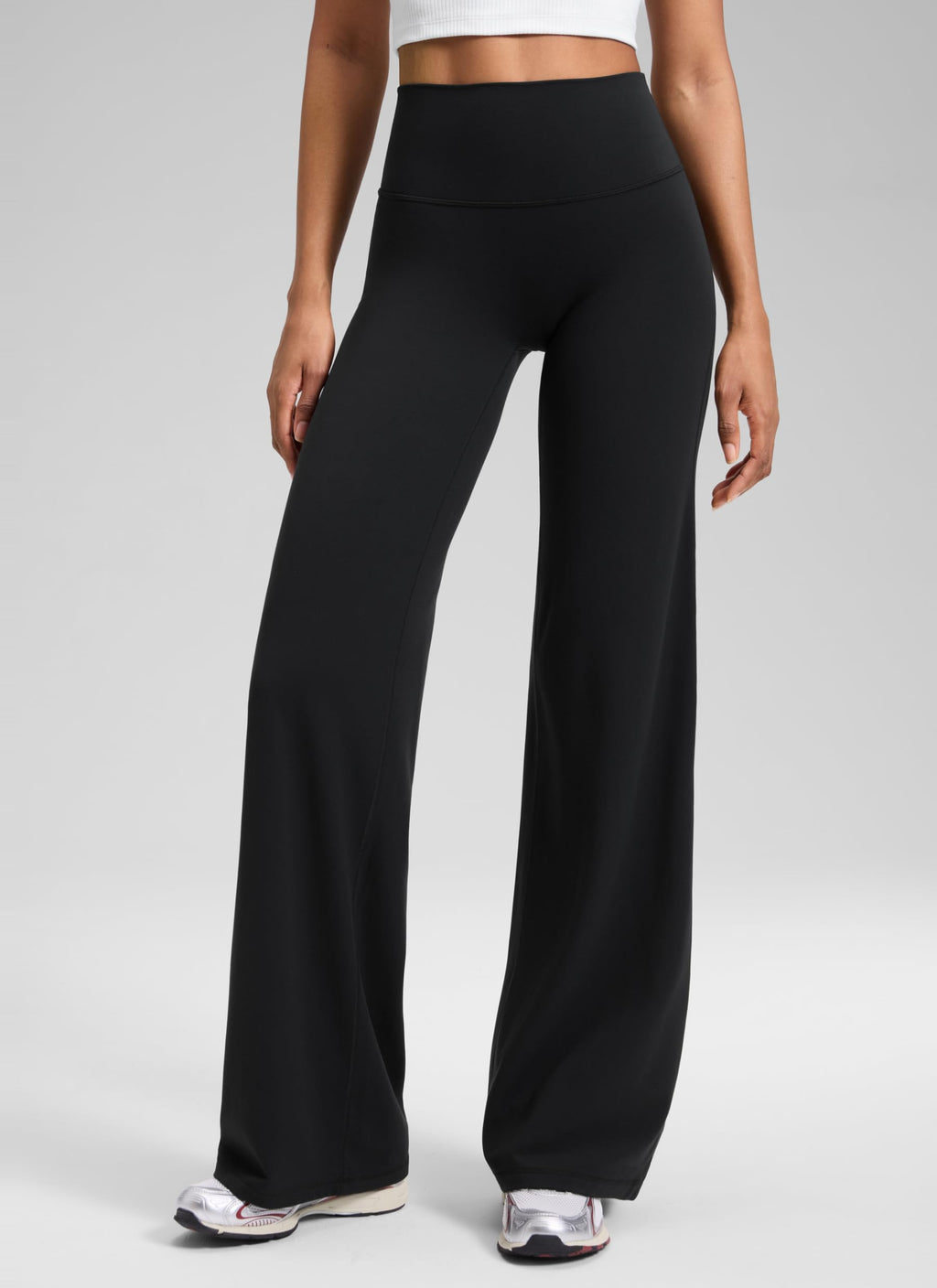 Women's Crz Yoga Softretch Wide-Leg Pants 32" Black X-small