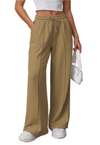 Athmile Women's Wide-Leg Sweatpants High-Waisted Baggy - Style 24