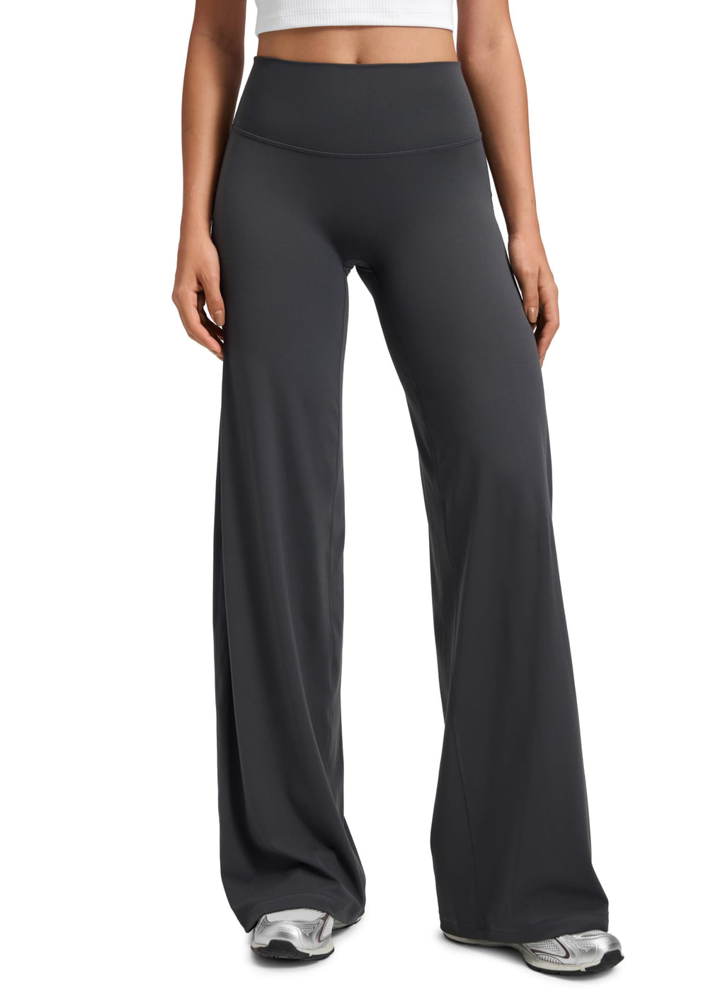 Women's Crz Yoga Softretch Wide-Leg Pants 30" Mysterious Grey Large