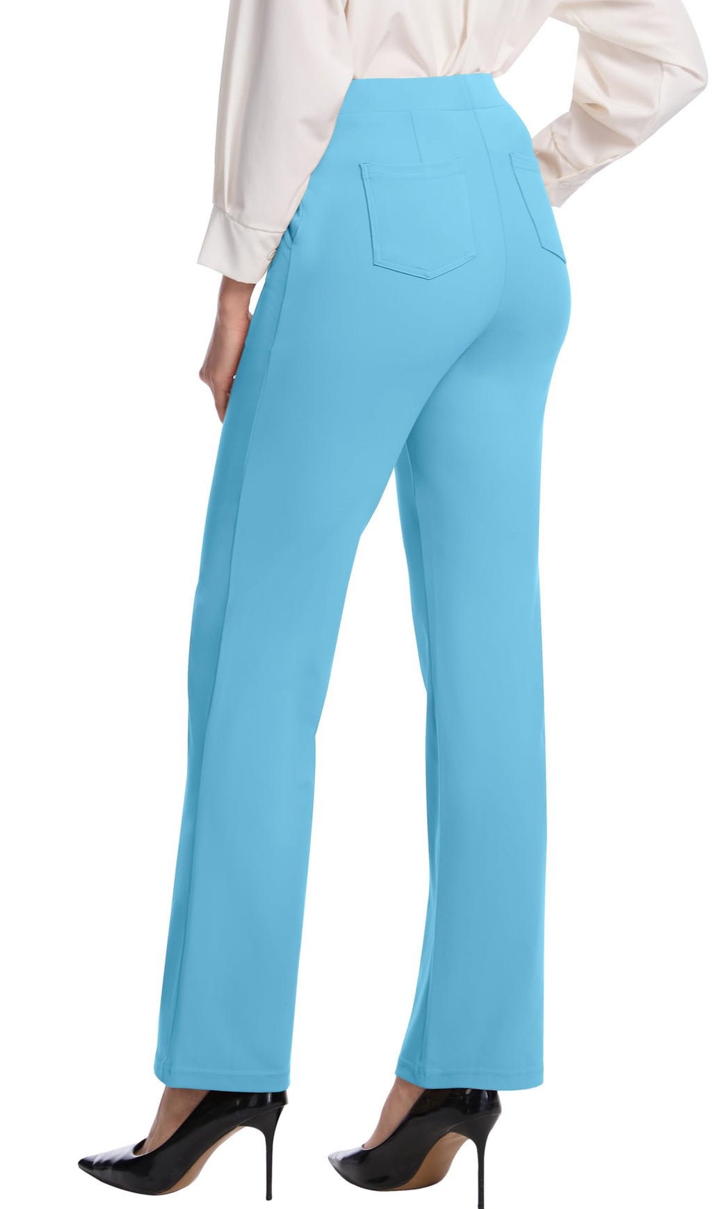 Vimpep Yoga Pants Women Straight-Leg With Pockets - Style 183