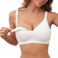 Women's As Fairy Wireless Jelly Support White Xl Nursing Bra