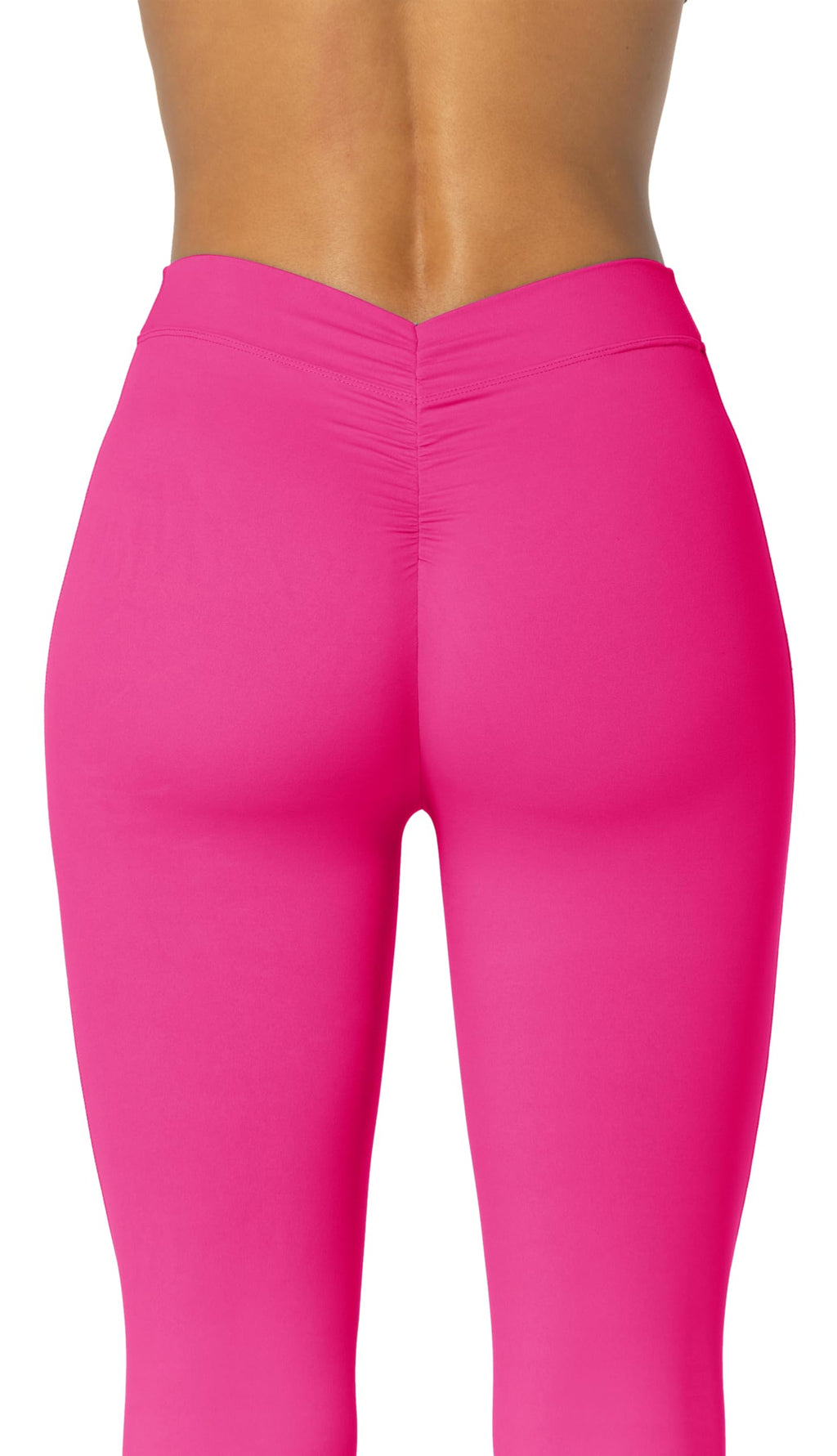 Sunzel Sunzfly Flare Leggings For Women No Front Seam - Hot Pink