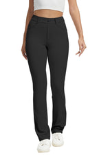 Vimpep Yoga Pants Women Straight-Leg With Pockets - Style 110