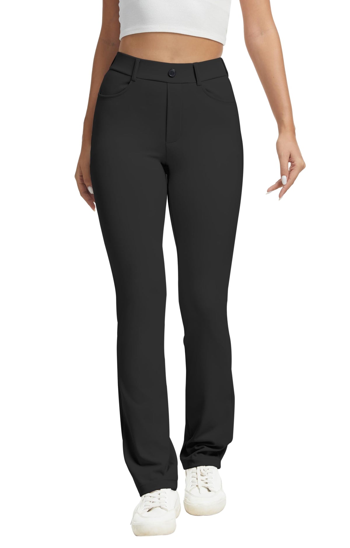 Vimpep Yoga Pants Women Straight-Leg With Pockets - Style 152