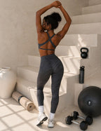 Aoxjox Women's Metamorph Yoga Pants 26" (grey Swirl Small)